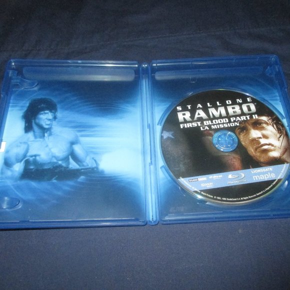 Rambo - First Blood Part 2 (Blu-ray Disc, 2008) Sylvester Stallone - Picture 2 of 3